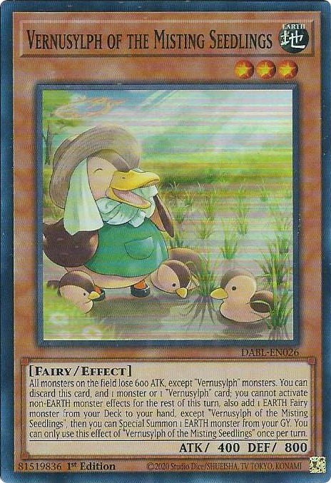 Vernusylph of the Misting Seedlings [DABL-EN026] Super Rare | The CG Realm