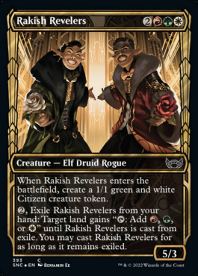 Rakish Revelers (Showcase Golden Age Gilded Foil) [Streets of New Capenna] | The CG Realm