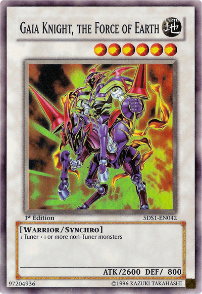Gaia Knight, the Force of Earth [5DS1-EN042] Super Rare | The CG Realm