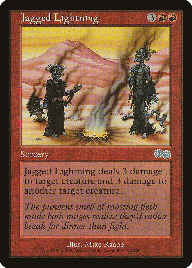 Jagged Lightning [Urza's Saga] | The CG Realm