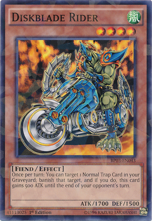 Diskblade Rider [BP03-EN043] Shatterfoil Rare | The CG Realm