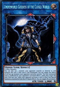 Underworld Goddess of the Closed World [BLVO-EN050] Secret Rare | The CG Realm