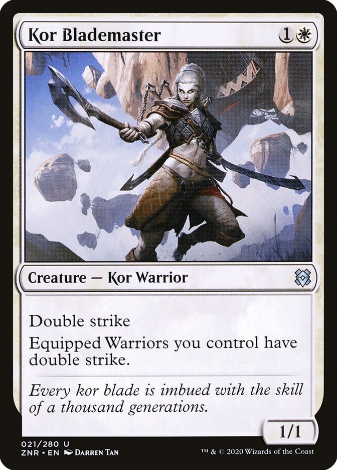 Kor Blademaster [Zendikar Rising] | The CG Realm