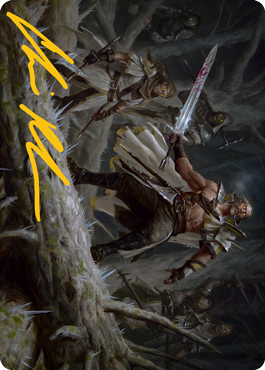 Tovolar, Dire Overlord 1 Art Card (Gold-Stamped Signature) [Innistrad: Midnight Hunt Art Series] | The CG Realm