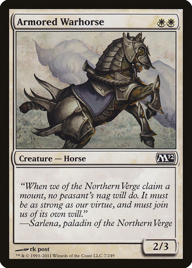 Armored Warhorse [Magic 2012] | The CG Realm