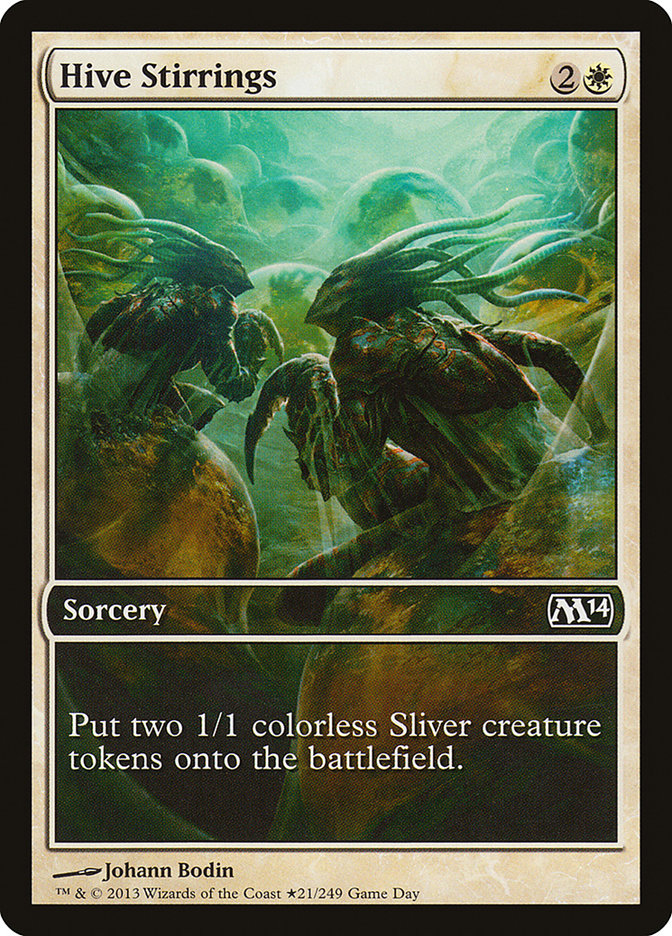Hive Stirrings (Game Day) [Magic 2014 Promos] | The CG Realm