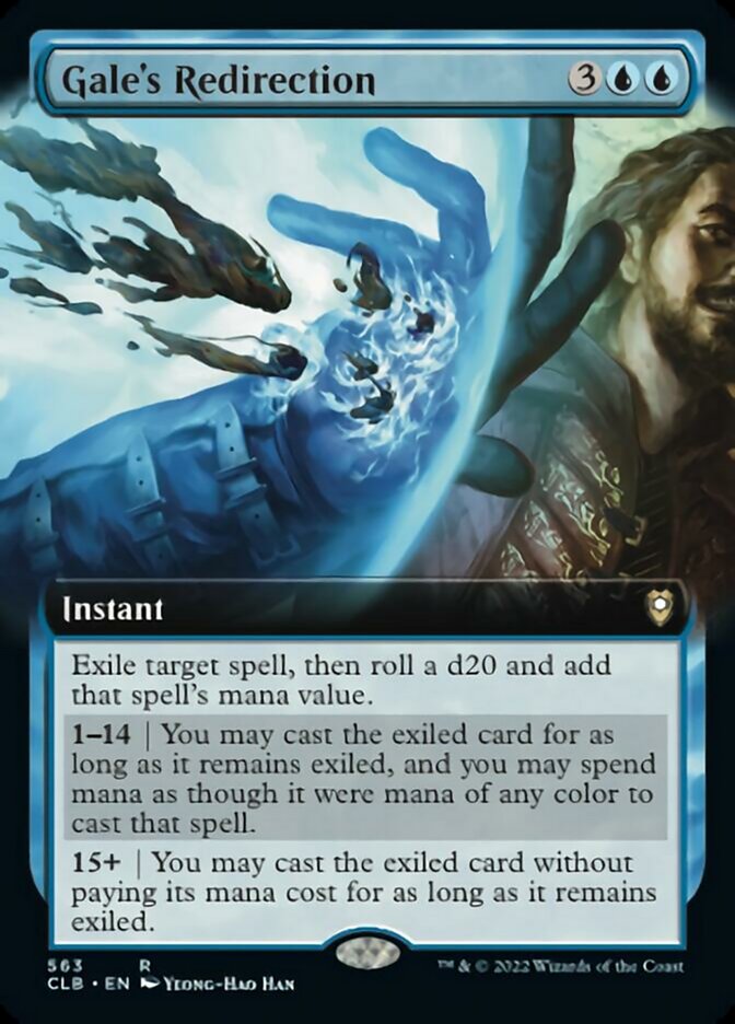 Gale's Redirection (Extended Art) [Commander Legends: Battle for Baldur's Gate] | The CG Realm