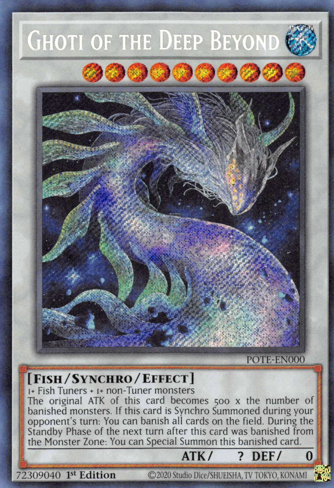 Ghoti of the Deep Beyond [POTE-EN000] Secret Rare | The CG Realm