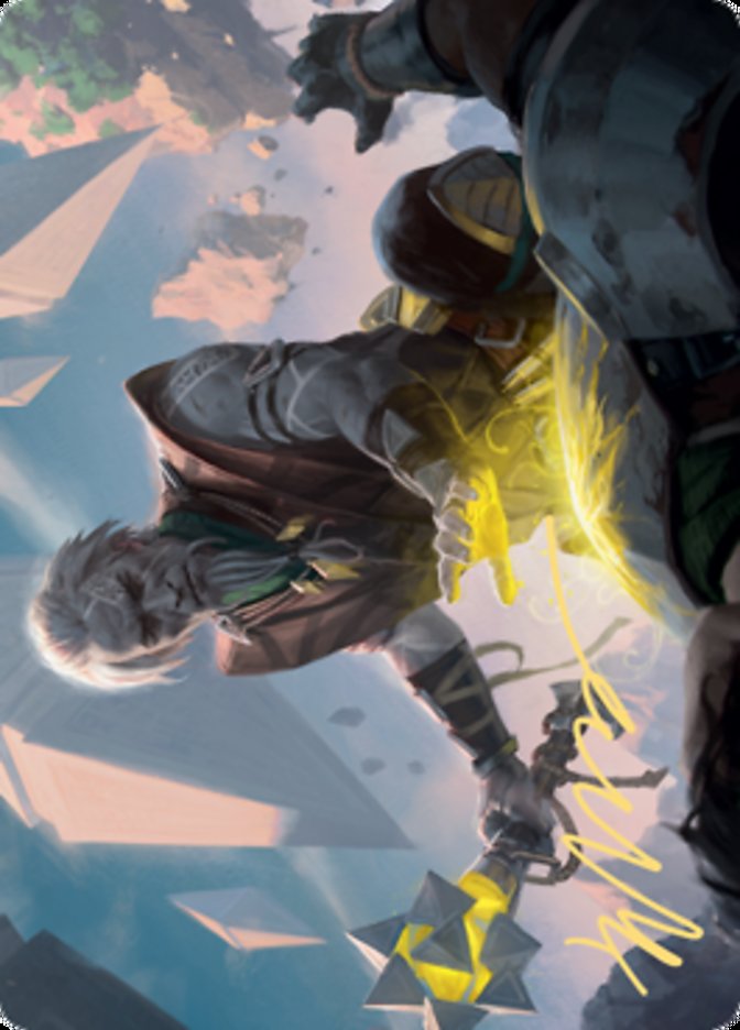 Expedition Healer Art Card (Gold-Stamped Signature) [Zendikar Rising Art Series] | The CG Realm