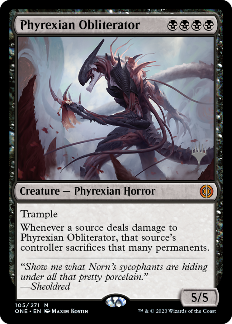 Phyrexian Obliterator (Promo Pack) [Phyrexia: All Will Be One Promos] | The CG Realm