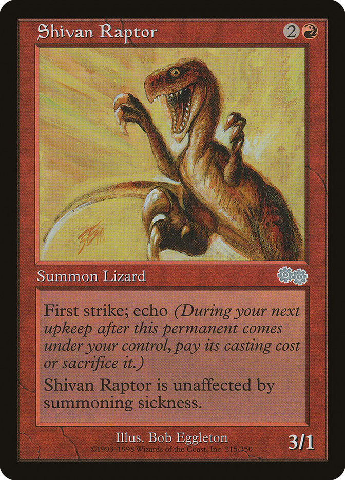 Shivan Raptor [Urza's Saga] | The CG Realm