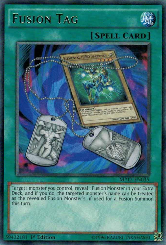 Fusion Tag [MP17-EN035] Rare | The CG Realm