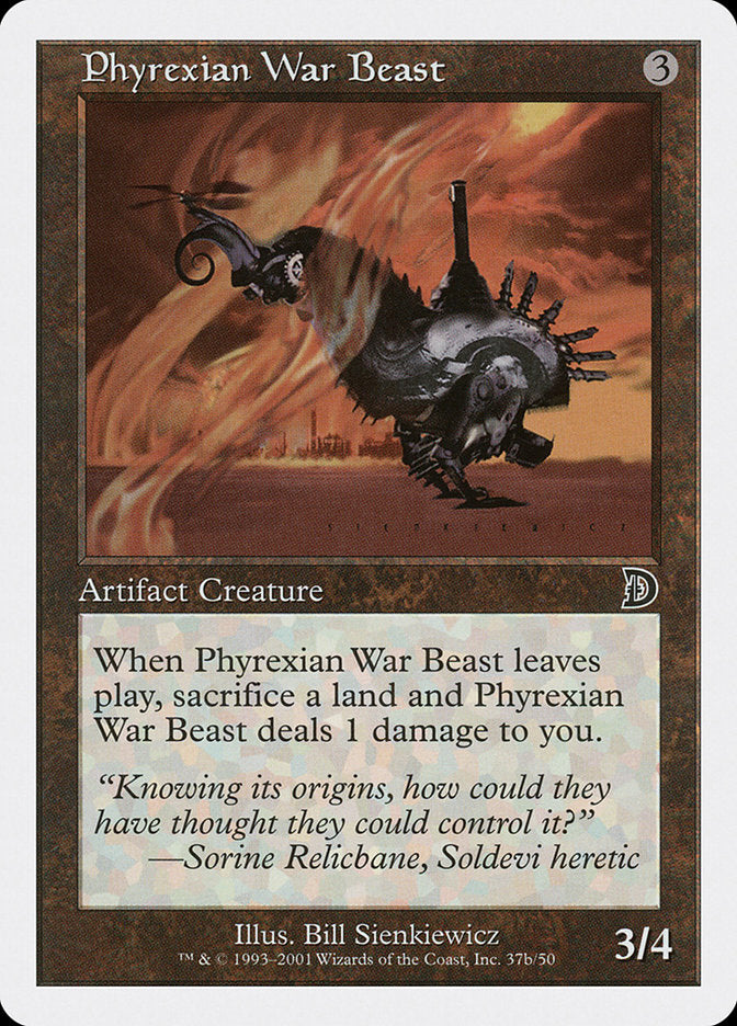 Phyrexian War Beast (Signature on Right) [Deckmasters] | The CG Realm