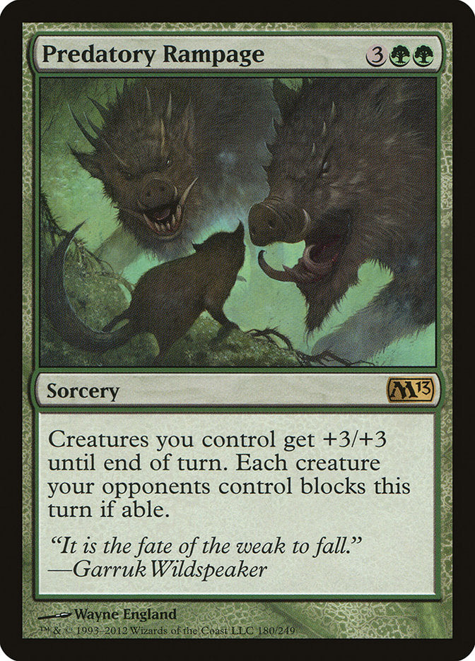 Predatory Rampage [Magic 2013] | The CG Realm