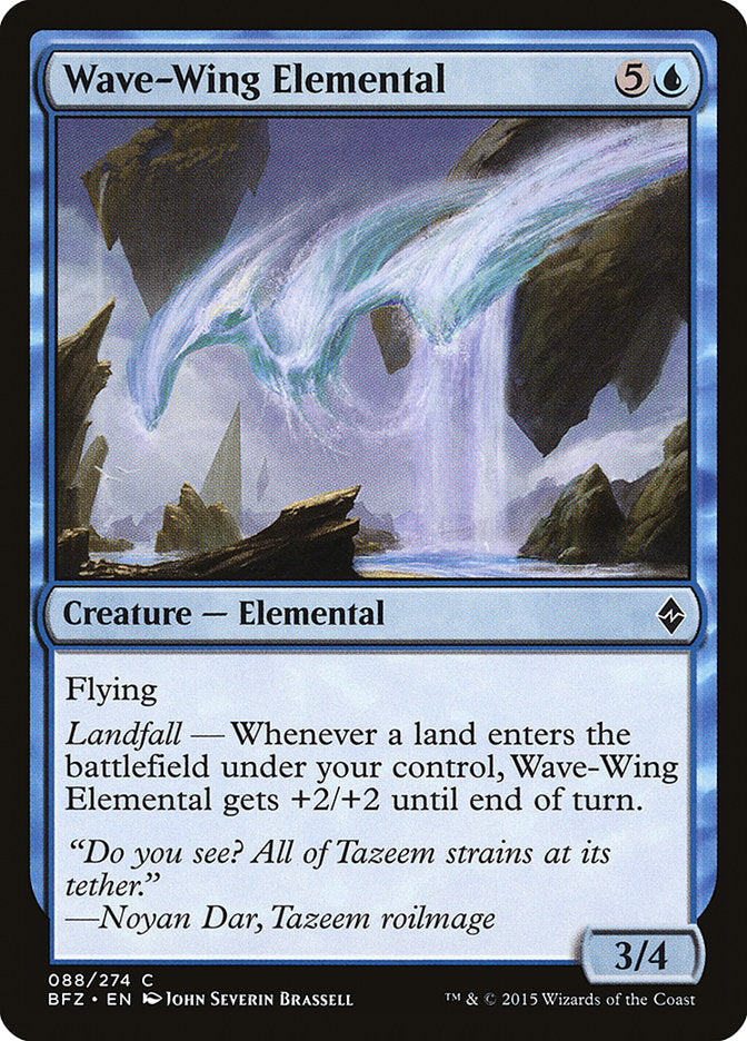 Wave-Wing Elemental [Battle for Zendikar] | The CG Realm