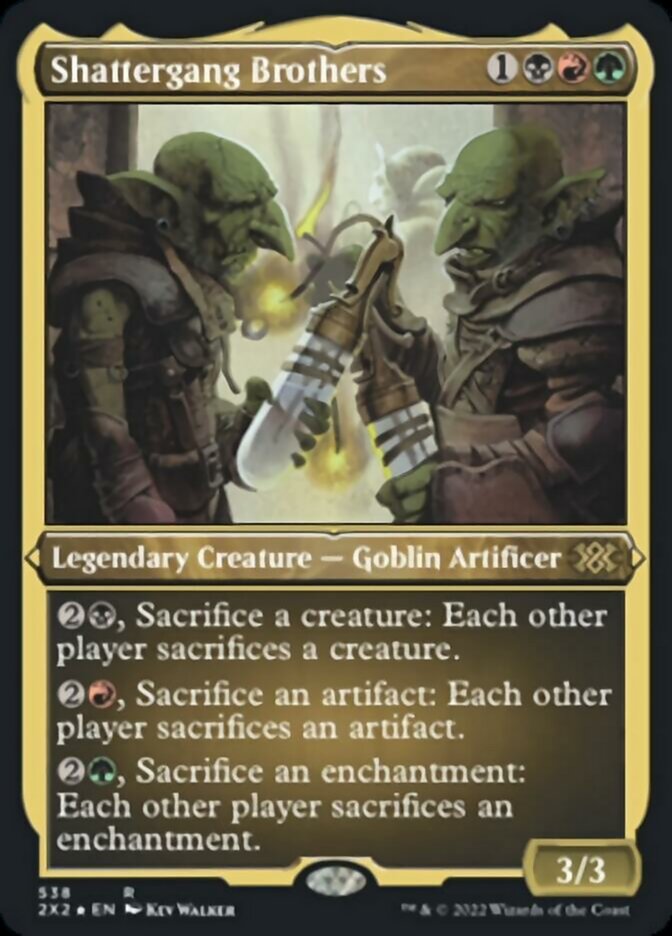 Shattergang Brothers (Foil Etched) [Double Masters 2022] | The CG Realm