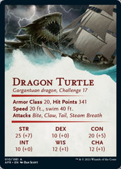 Dragon Turtle Art Card [Dungeons & Dragons: Adventures in the Forgotten Realms Art Series] | The CG Realm