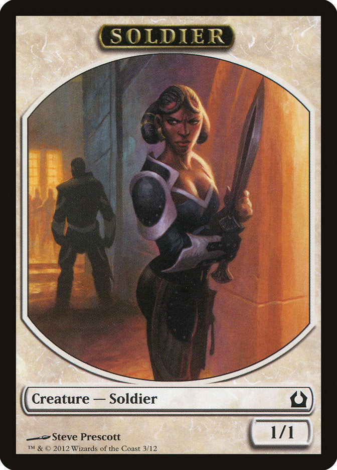 Soldier Token [Return to Ravnica Tokens] | The CG Realm
