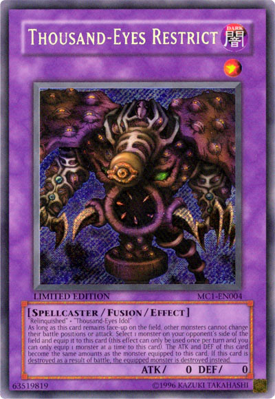 Thousand-Eyes Restrict [MC1-EN004] Secret Rare | The CG Realm