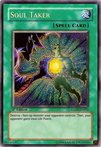 Soul Taker [GLAS-EN092] Secret Rare | The CG Realm