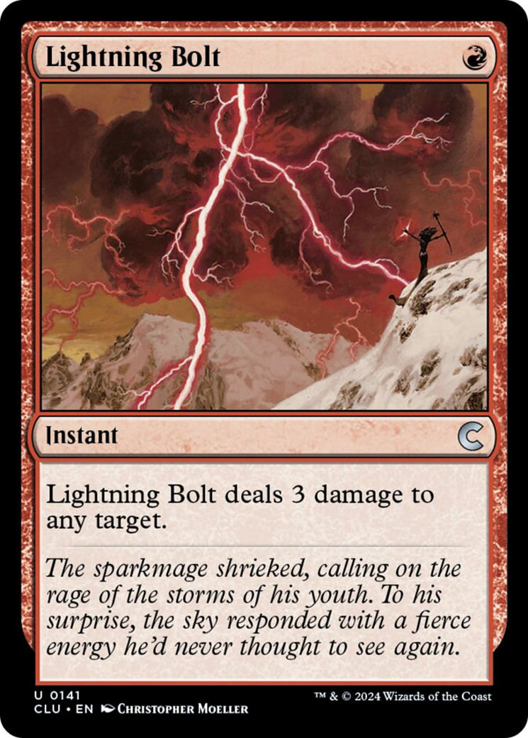 Lightning Bolt [Ravnica: Clue Edition] | The CG Realm