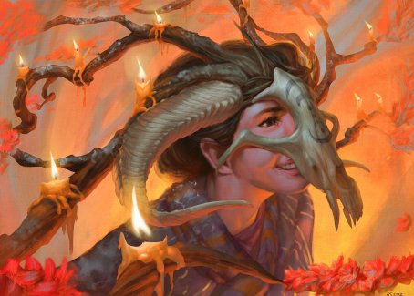 Hedgewitch's Mask Art Card [Innistrad: Midnight Hunt Art Series] | The CG Realm