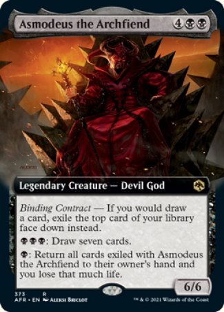 Asmodeus the Archfiend (Extended Art) [Dungeons & Dragons: Adventures in the Forgotten Realms] | The CG Realm