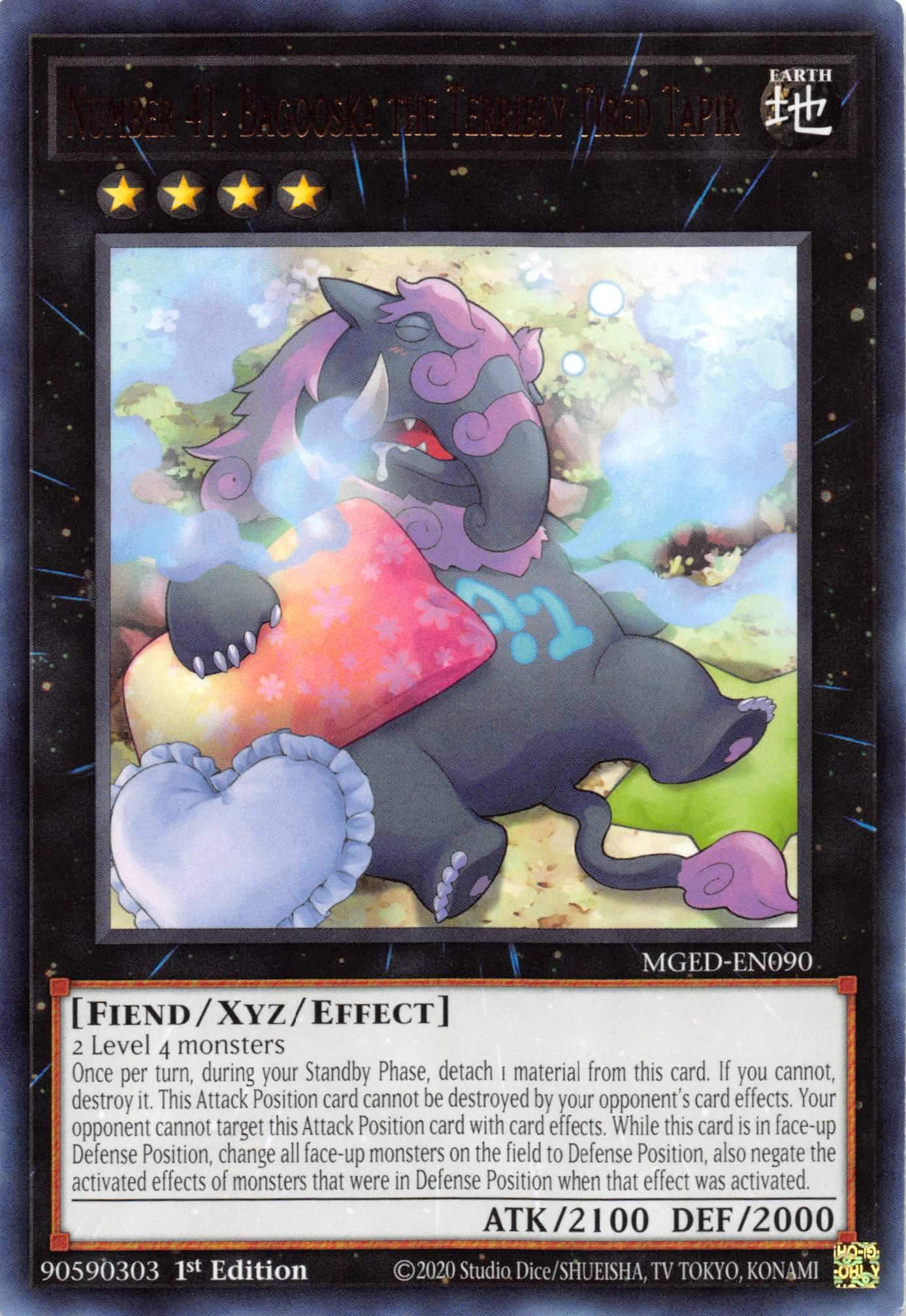 Number 41: Bagooska the Terribly Tired Tapir [MGED-EN090] Rare | The CG Realm