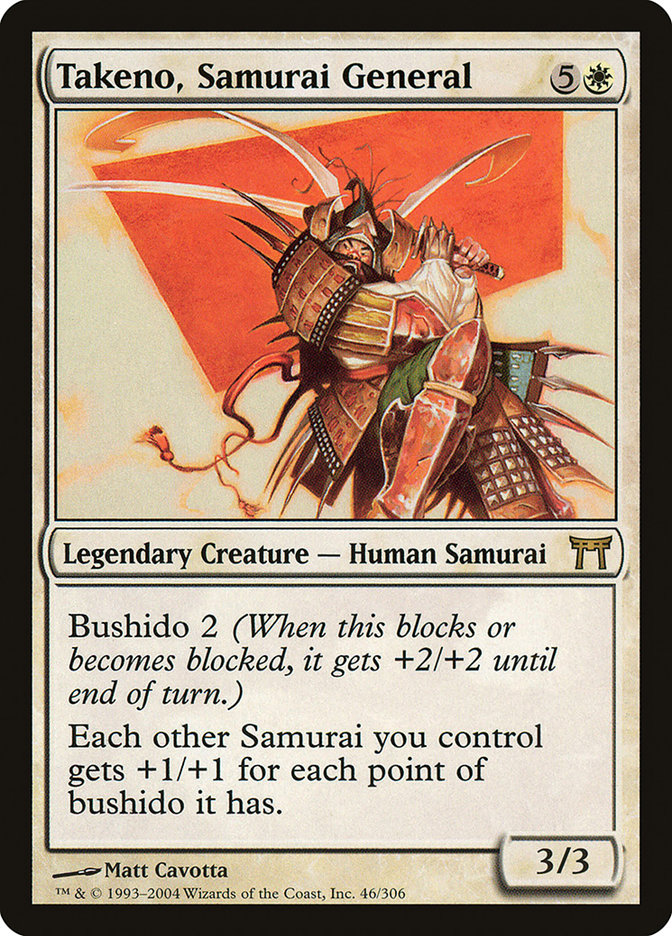 Takeno, Samurai General [Champions of Kamigawa] | The CG Realm