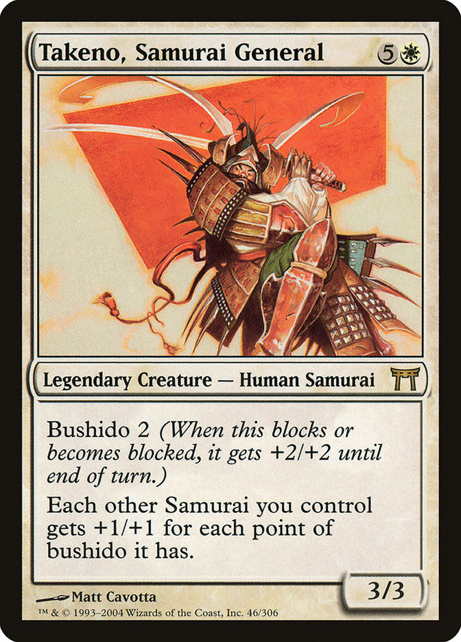 Takeno, Samurai General [Champions of Kamigawa] | The CG Realm