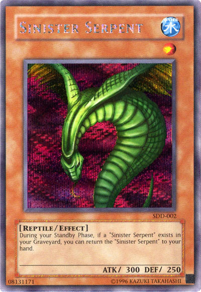 Sinister Serpent [SDD-002] Secret Rare | The CG Realm