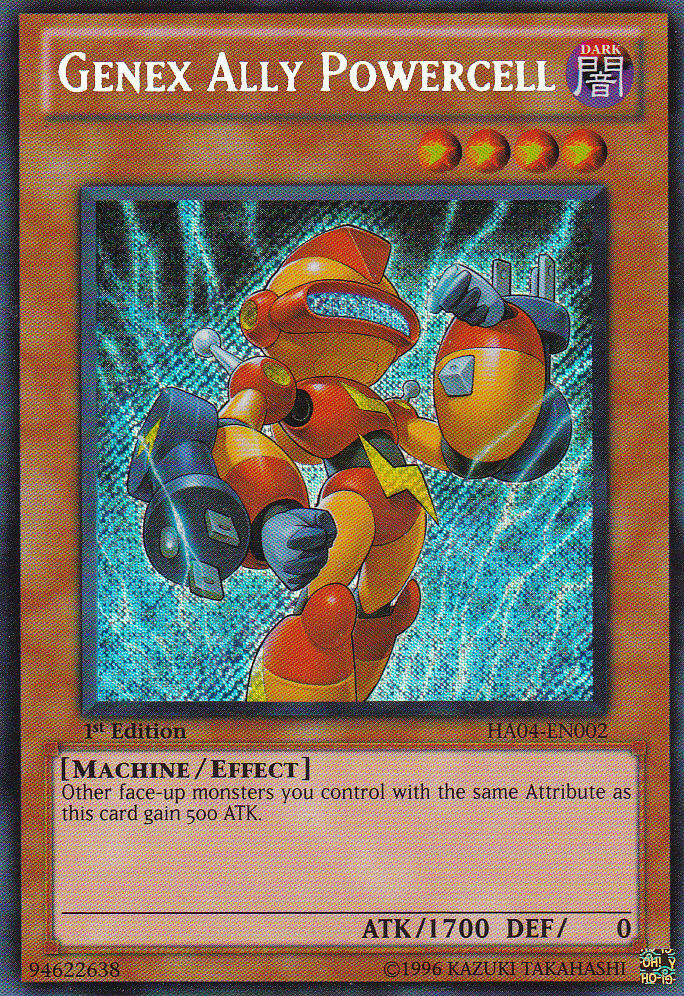 Genex Ally Powercell [HA04-EN002] Secret Rare | The CG Realm