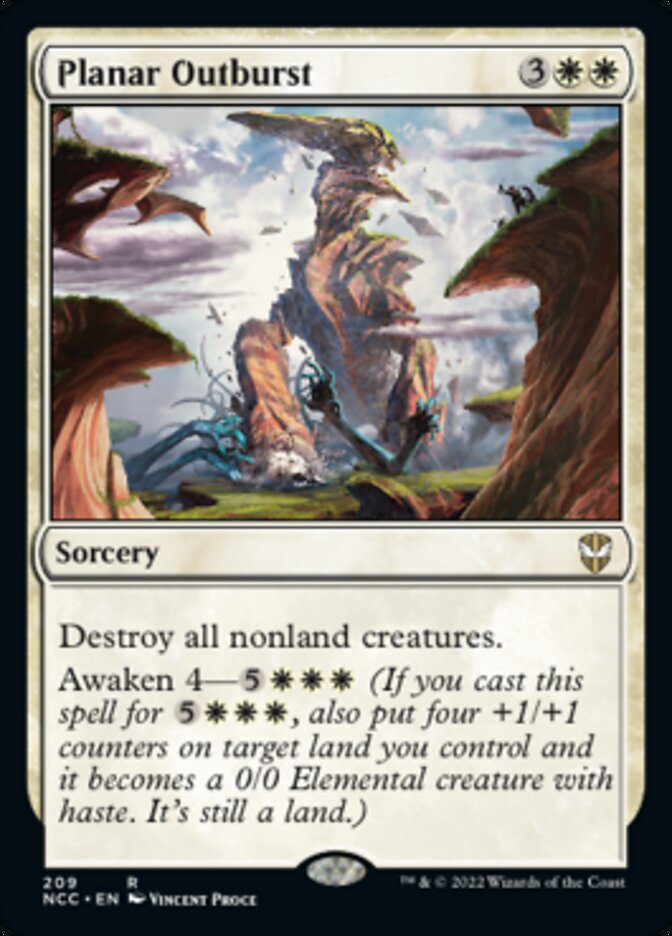 Planar Outburst [Streets of New Capenna Commander] | The CG Realm