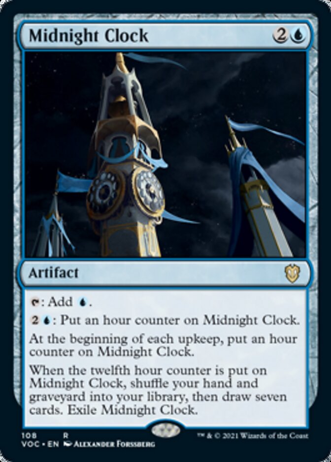 Midnight Clock [Innistrad: Crimson Vow Commander] | The CG Realm