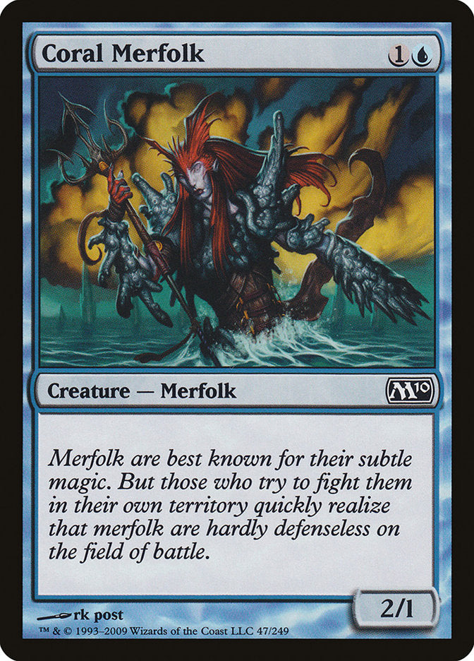 Coral Merfolk [Magic 2010] | The CG Realm