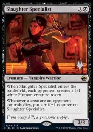 Slaughter Specialist (Promo Pack) [Innistrad: Midnight Hunt Promos] | The CG Realm