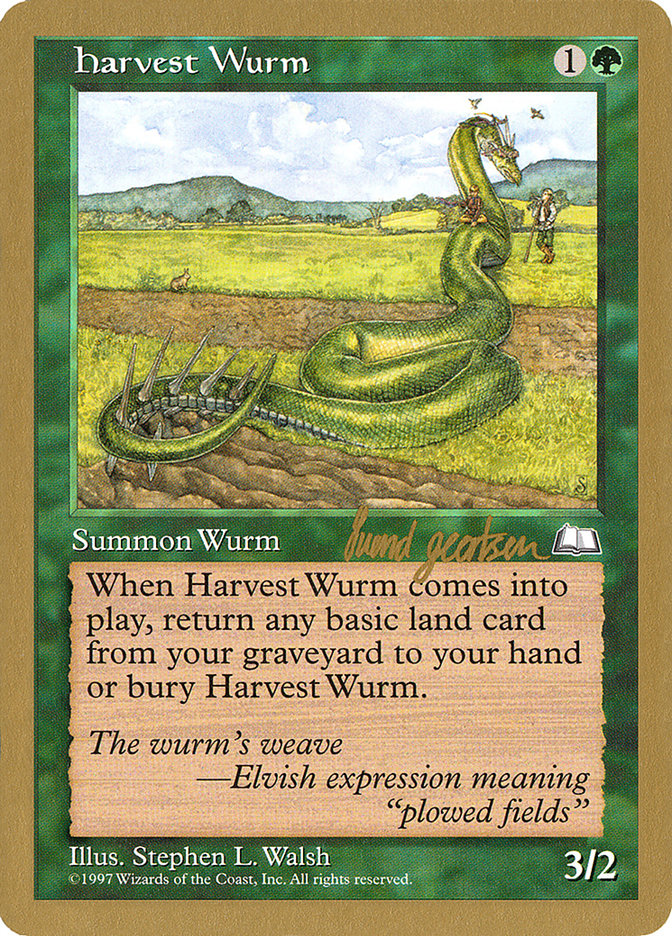 Harvest Wurm (Svend Geertsen) [World Championship Decks 1997] | The CG Realm