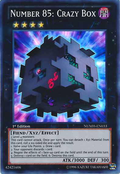 Number 85: Crazy Box [NUMH-EN033] Super Rare | The CG Realm