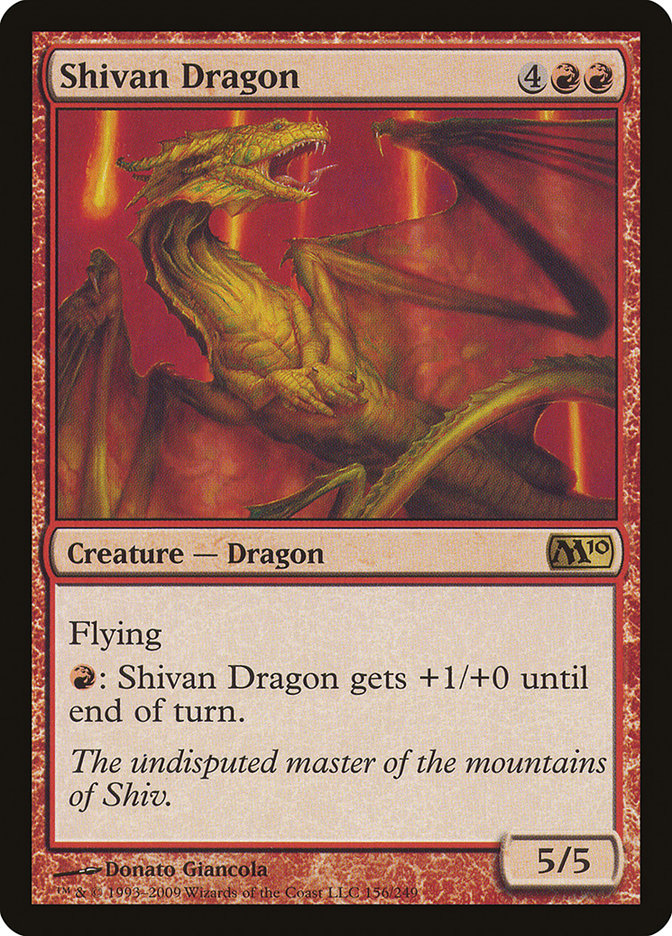 Shivan Dragon [Magic 2010] | The CG Realm