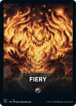 Fiery Theme Card [Jumpstart 2022 Front Cards] | The CG Realm
