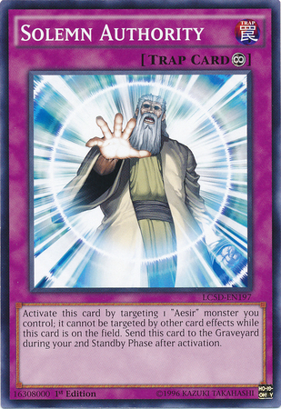 Solemn Authority [LC5D-EN197] Common | The CG Realm