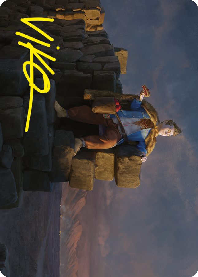 Pippin, Warden of Isengard Art Card (Gold-Stamped Signature) [The Lord of the Rings: Tales of Middle-earth Art Series] | The CG Realm