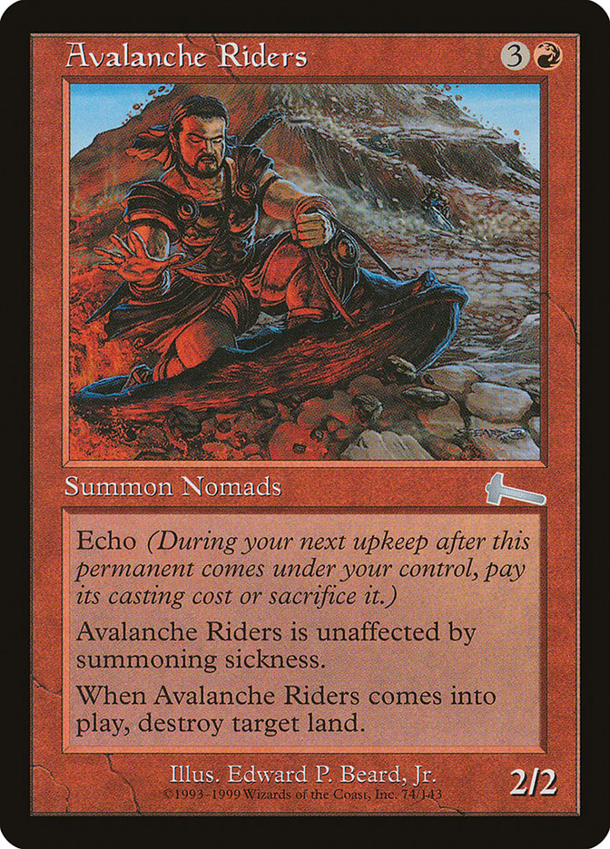 Avalanche Riders [Urza's Legacy] | The CG Realm
