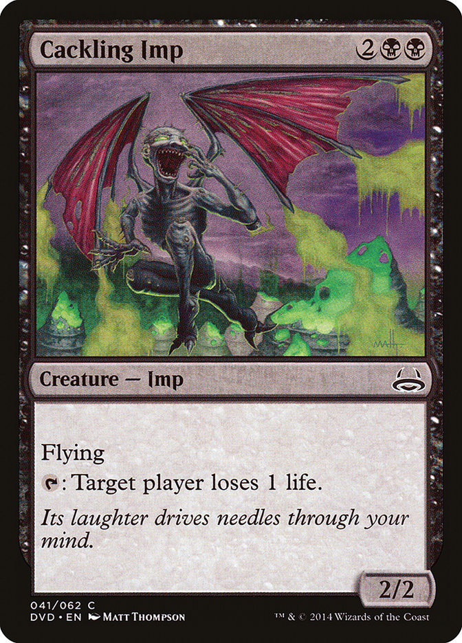 Cackling Imp (Divine vs. Demonic) [Duel Decks Anthology] | The CG Realm