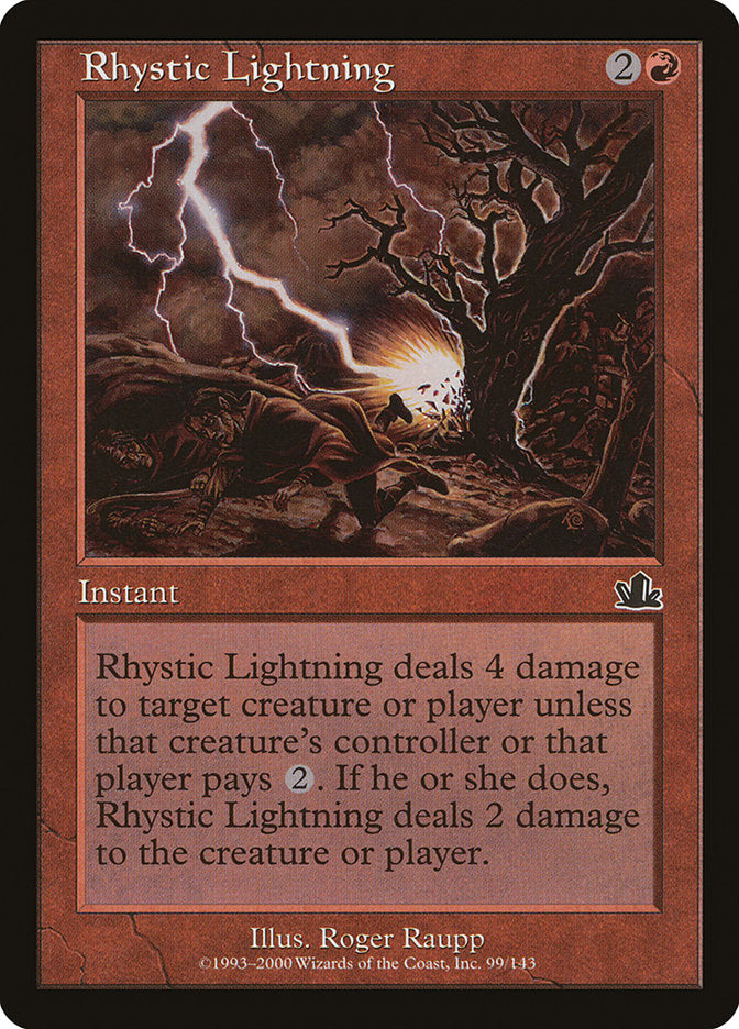 Rhystic Lightning [Prophecy] | The CG Realm