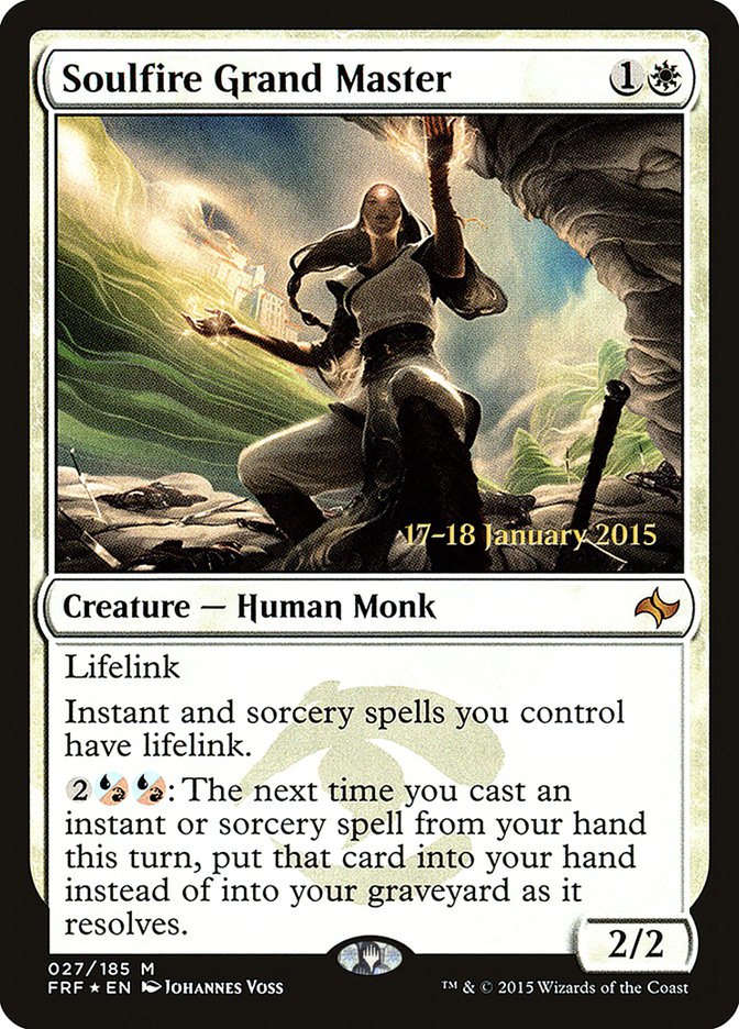 Soulfire Grand Master [Fate Reforged Prerelease Promos] | The CG Realm