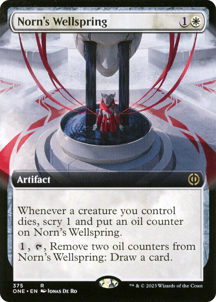 Norn's Wellspring (Extended Art) [Phyrexia: All Will Be One] | The CG Realm