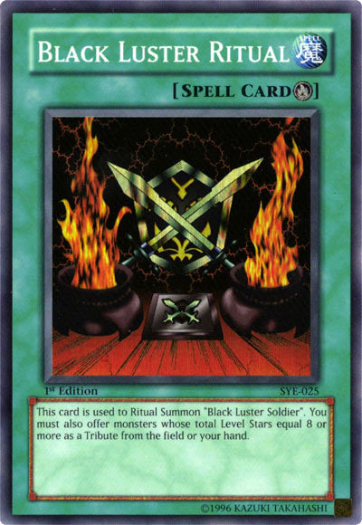 Black Luster Ritual [SYE-025] Super Rare | The CG Realm