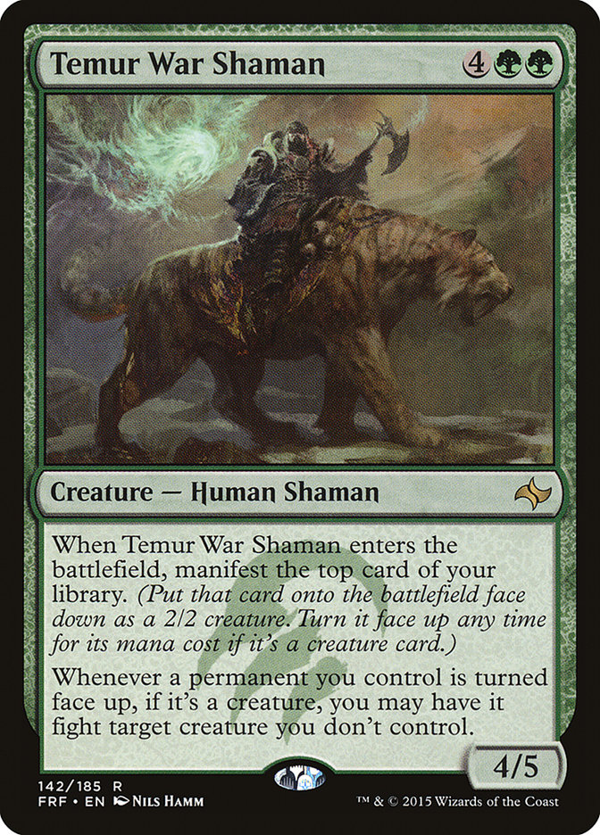 Temur War Shaman [Fate Reforged] | The CG Realm