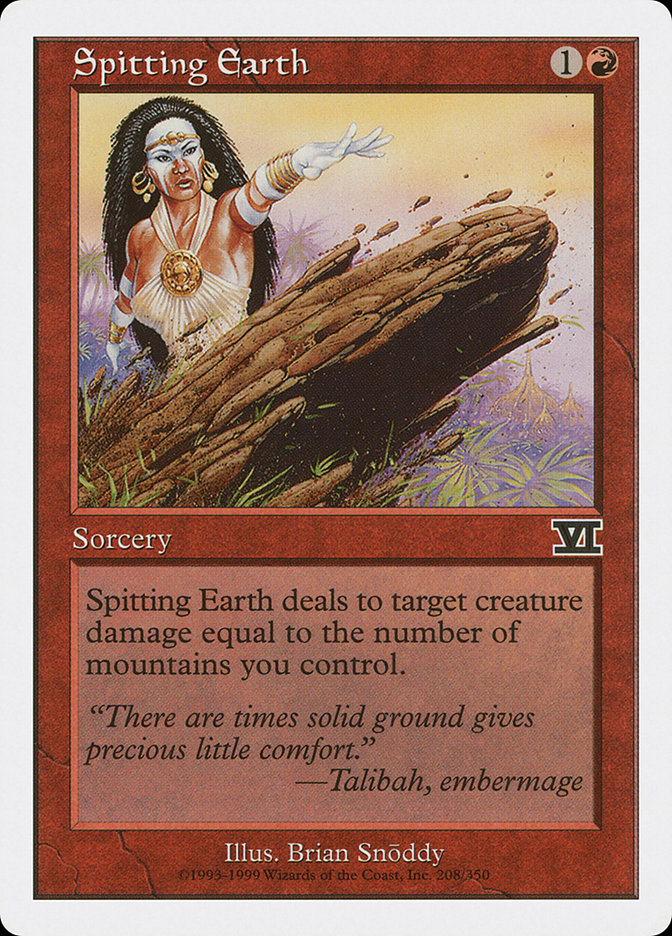 Spitting Earth [Classic Sixth Edition] | The CG Realm